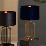 French Gold Metal Wire Tall Table Lamp Base