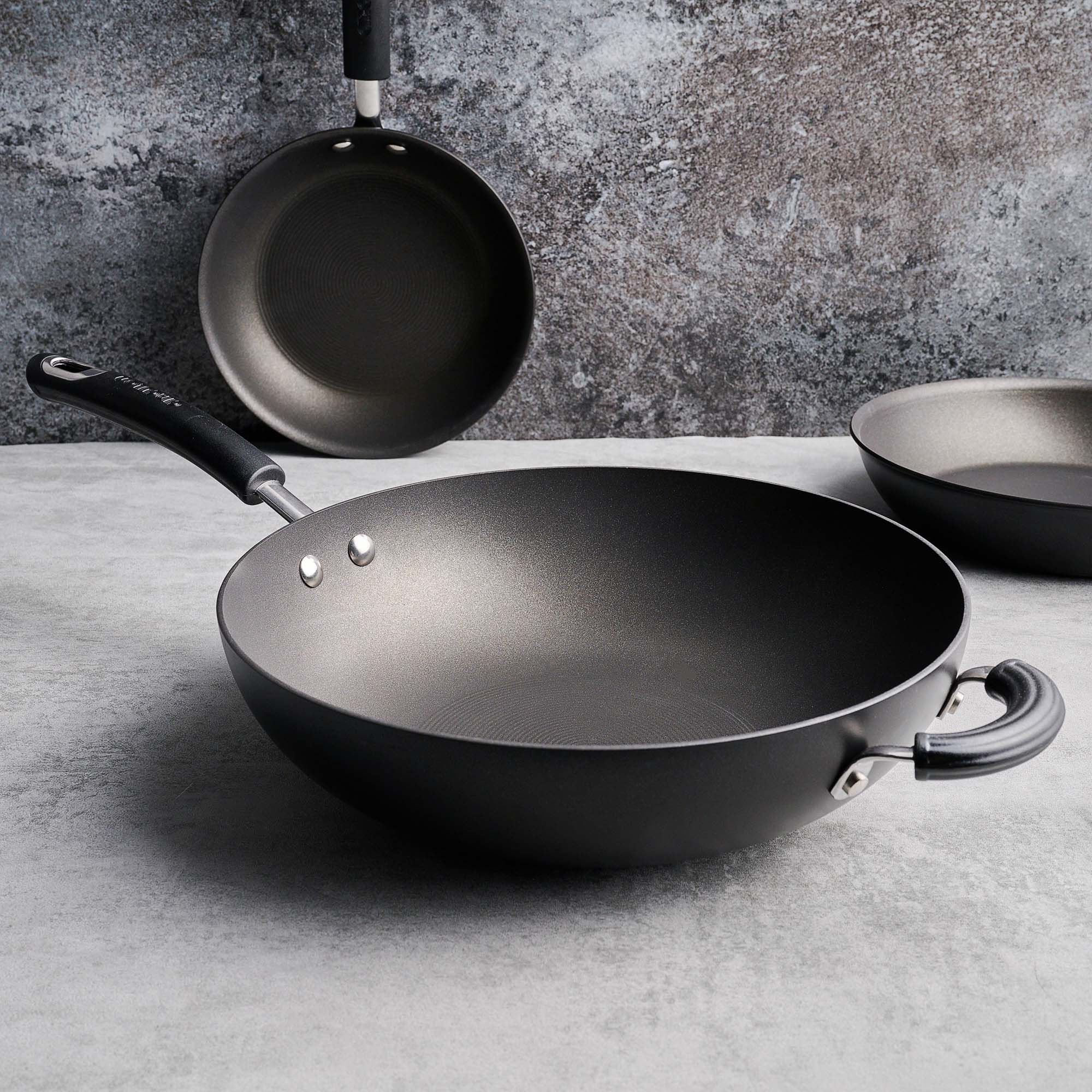 Circulon Total Hard Anodised Wok - Circulon Total Ha 30CM Wok Accessories Sterling Home 1