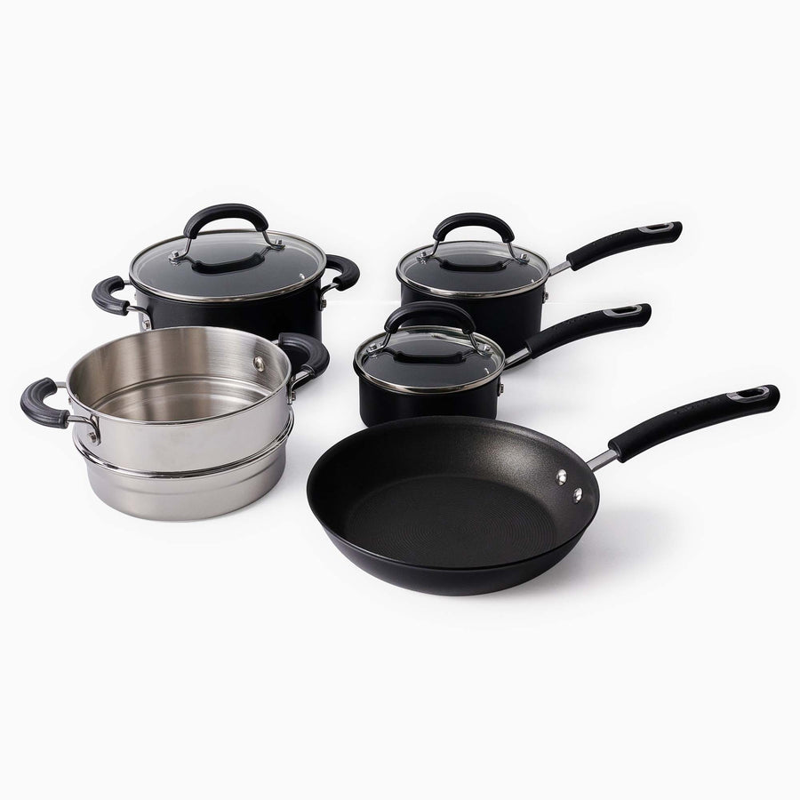 Circulon Total Hard Anodised 5 Piece Pan Set - Circulon Total Ha 5Pce Pan Set Accessories Sterling Home 2