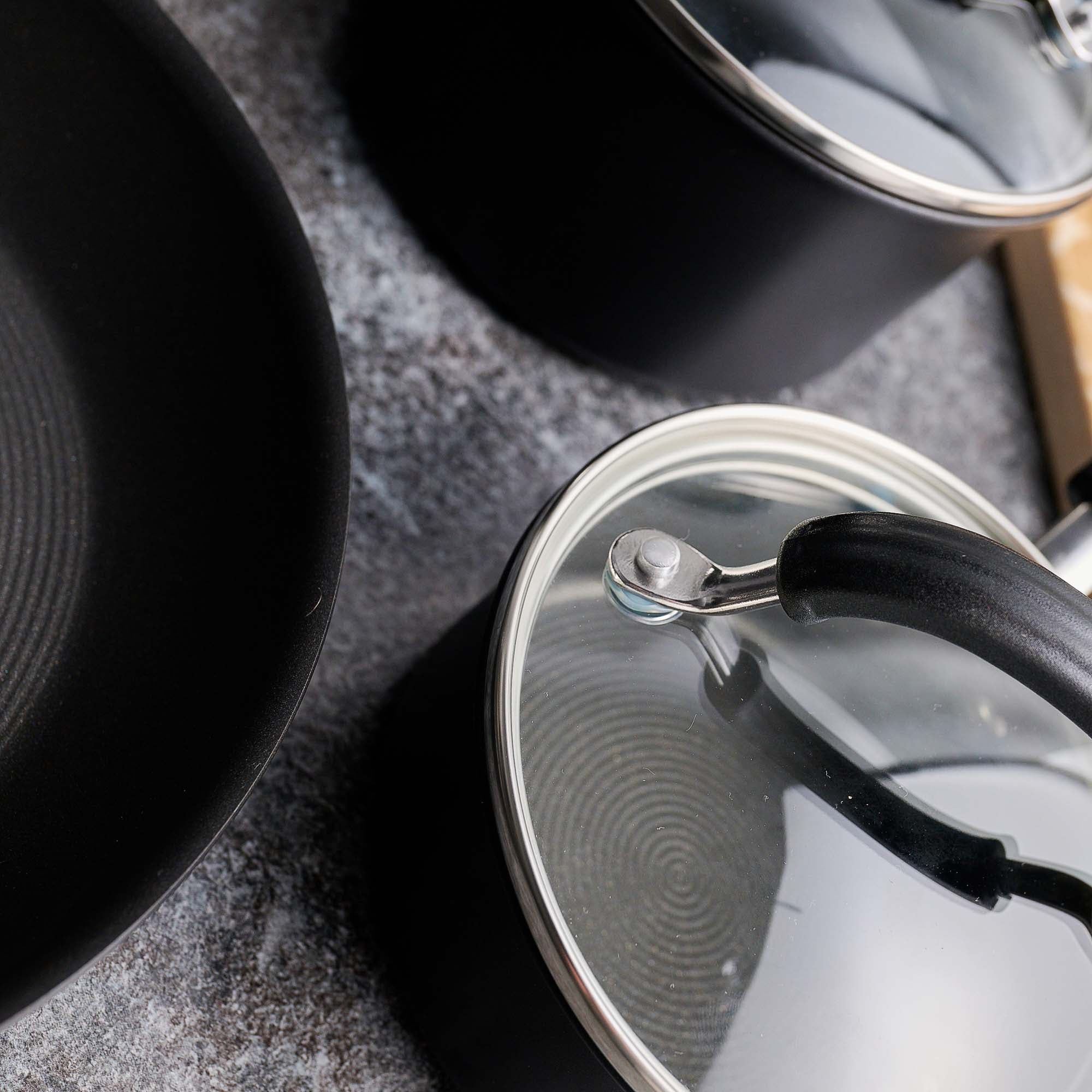 Circulon Total Hard Anodised 5 Piece Pan Set - Circulon Total Ha 5Pce Pan Set Accessories Sterling Home 3