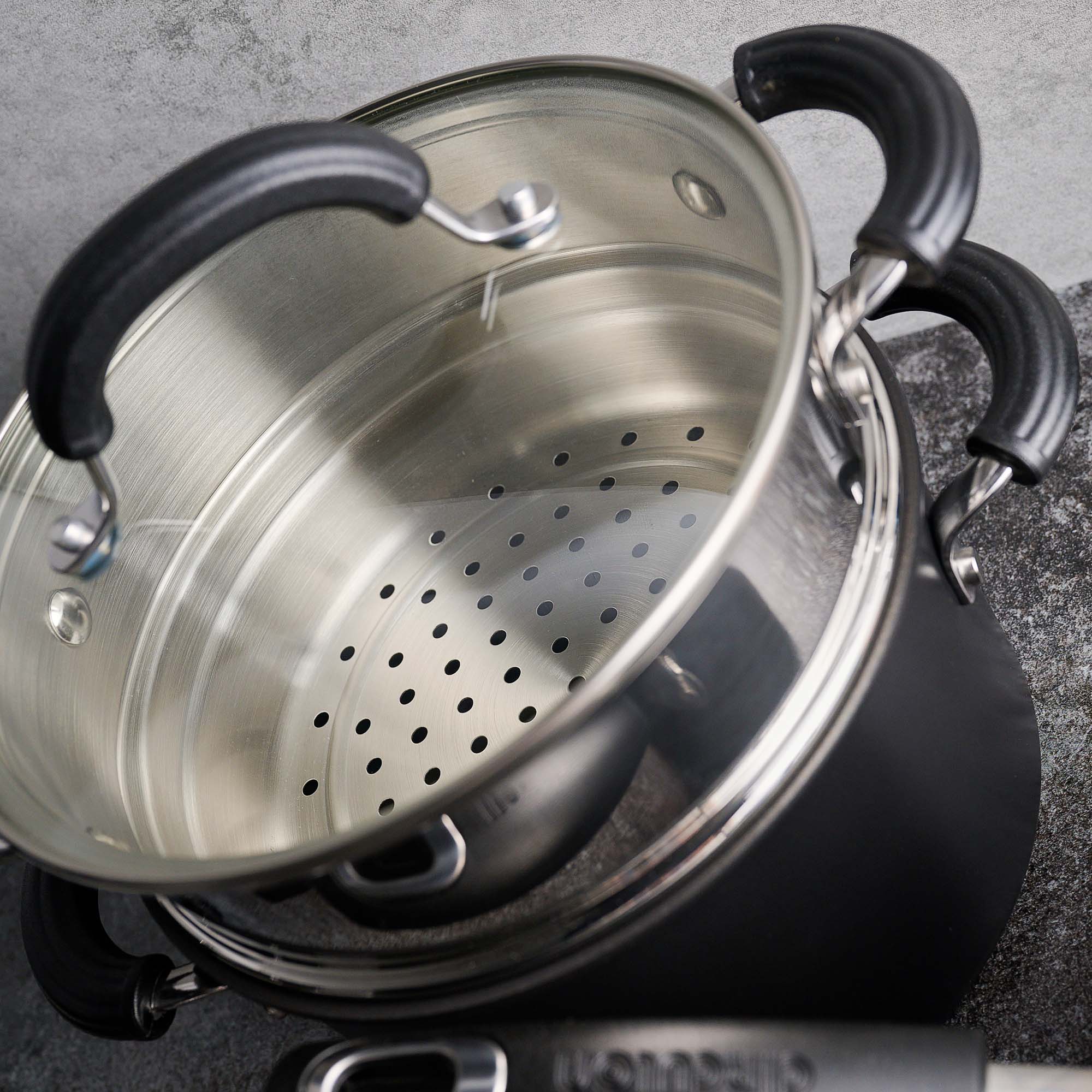 Circulon Total Hard Anodised 5 Piece Pan Set - Circulon Total Ha 5Pce Pan Set Accessories Sterling Home 4