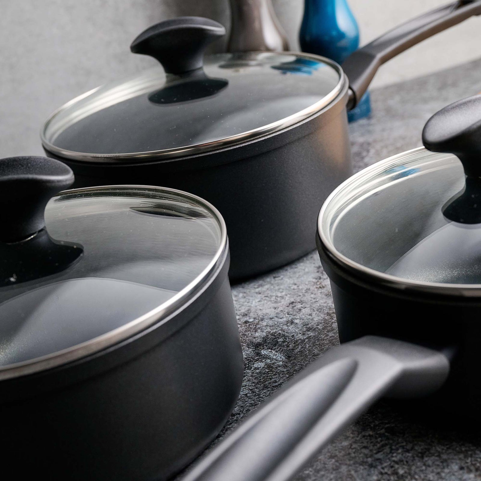 Prestige x9 Tougher Non Stick 3 Piece Pan Set - Prestige x9 Tougher 3Pce Set Accessories Sterling Home 3
