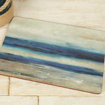 Blue Abstract Set of 4 Placemats - Blue Abstract S/4 Placemats 30x23CM Accessories Sterling Home 1