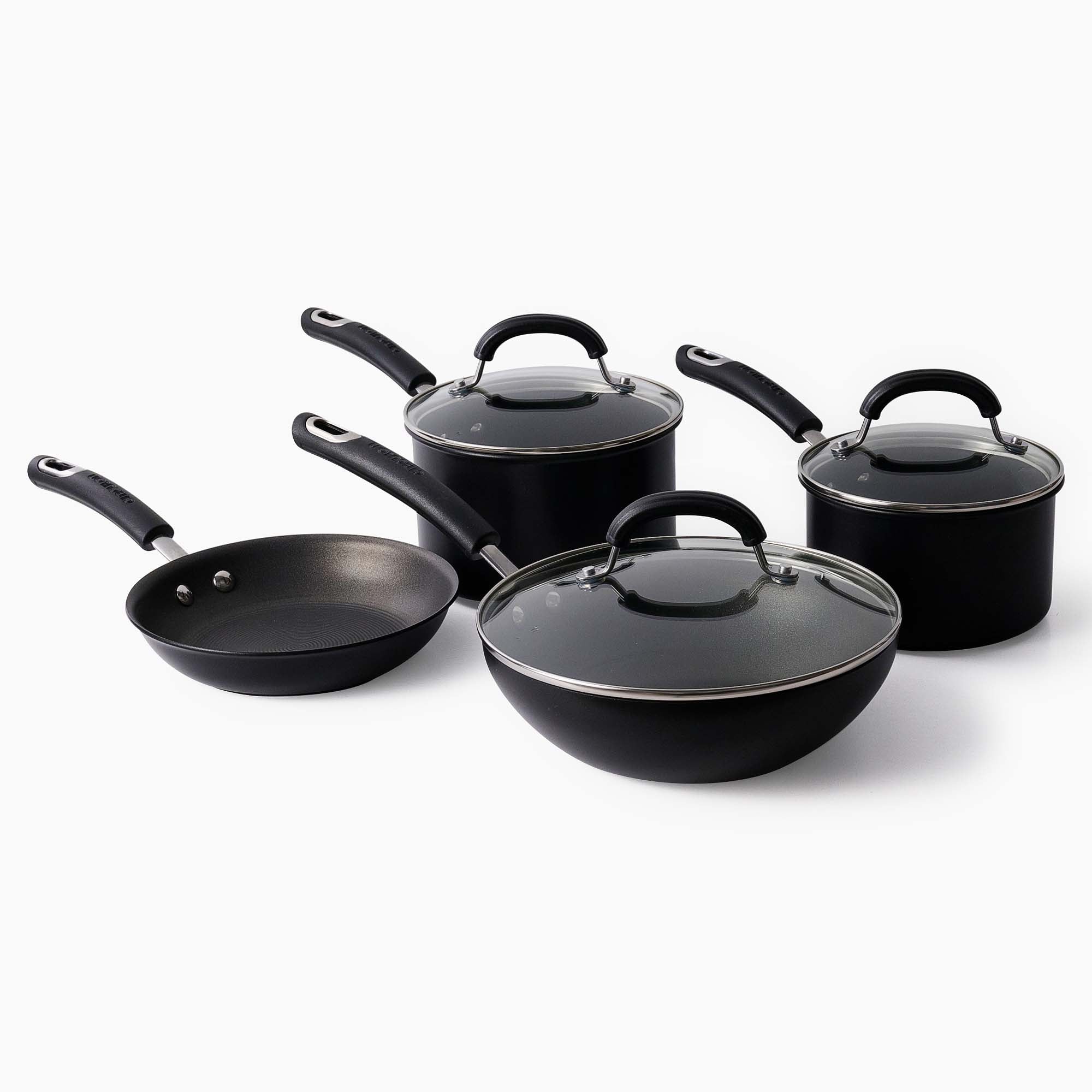 Circulon Total Hard Anodised 4 Piece Pan Set - Circulon Total Hard Anodised Pan S/4 Accessories Sterling Home 2