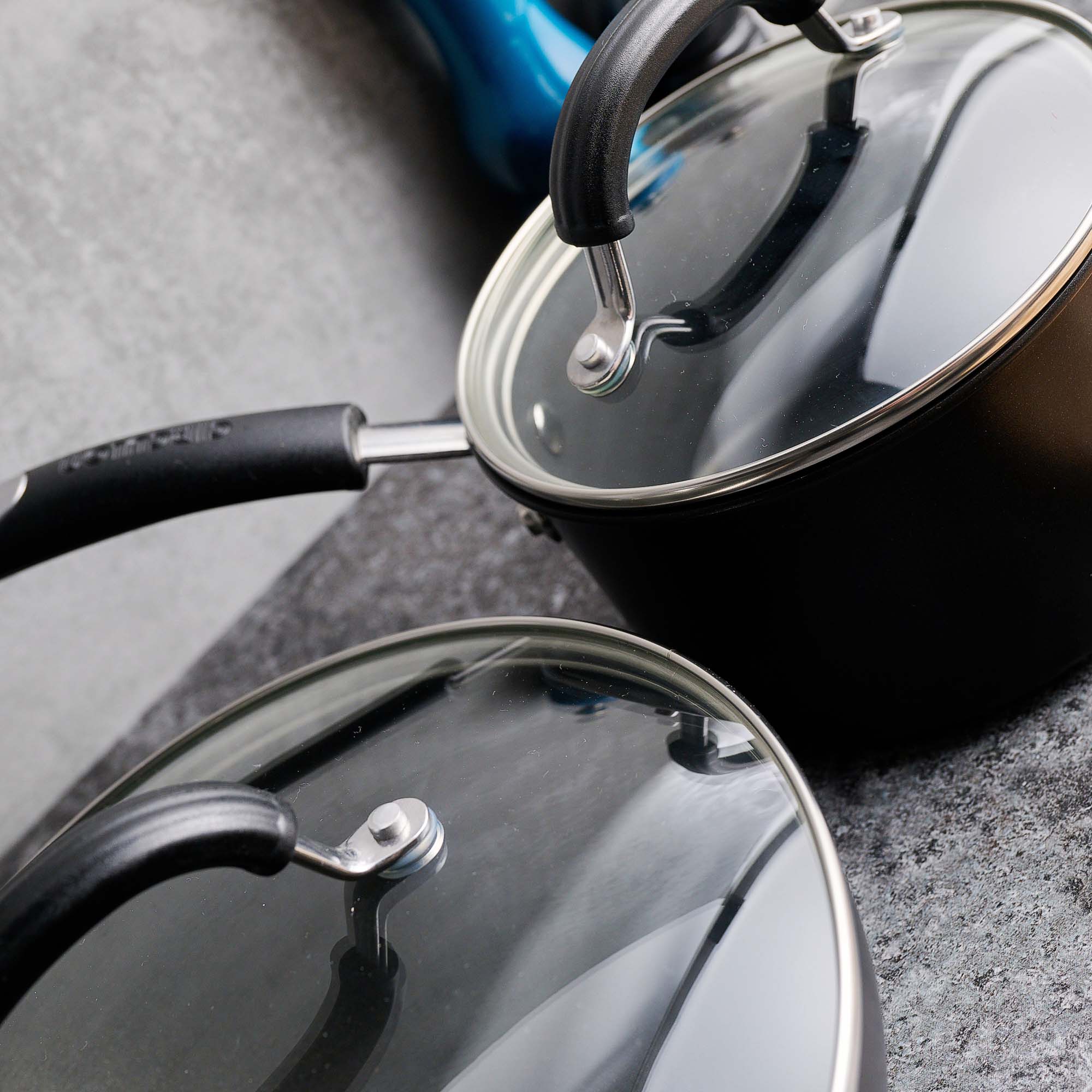 Circulon Total Hard Anodised 4 Piece Pan Set - Circulon Total Hard Anodised Pan S/4 Accessories Sterling Home 4