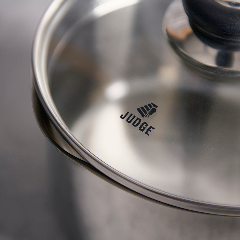 Judge Vista Medium Drain Lid Saucepan - Judge Vista Drain Lid Saucepan 18CM Accessories Sterling Home 3