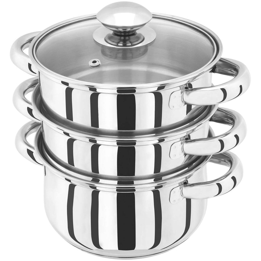 Judge Essentials Steamer 3 Piece Set - Judge Essentials Steamer 16CM 3Pce Accessories Sterling Home 1