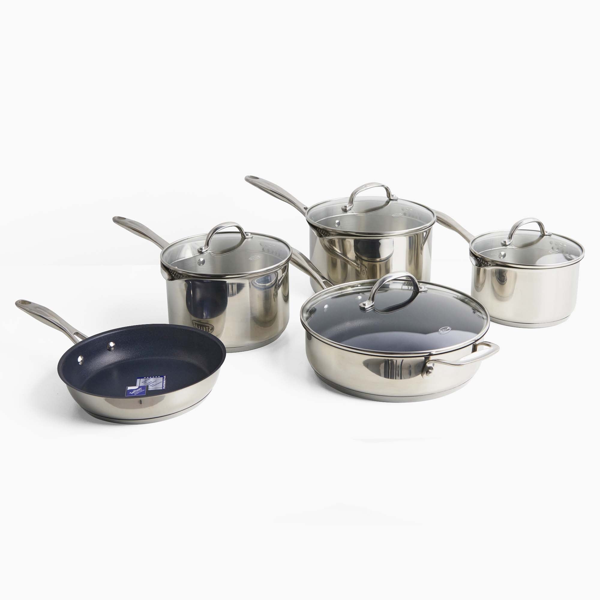 Stellar Profile Draining 5 Piece Saucepan Set - Stellar Profile Draining Saucepan 5Pce Accessories Sterling Home 2