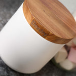 Denby Acacia Lid White Set of 3 Storage Canisters - Denby Storage Canisters S/3 White Accessories Sterling Home 4