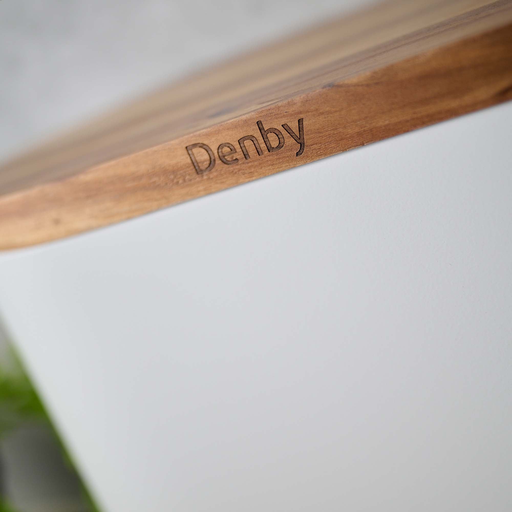 Denby Acacia Lid White Bread Bin - Denby Bread Bin With Acacia Lid White Accessories Sterling Home 3