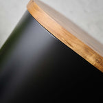 Denby Acacia Lid Black Bread Bin - Denby Bread Bin With Acacia Lid Black Accessories Sterling Home 4