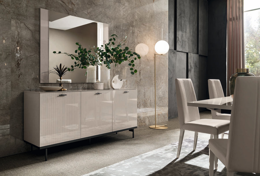 Aversa Large Sideboard - Large 3 Door Buffet Storage Sterling Home 2