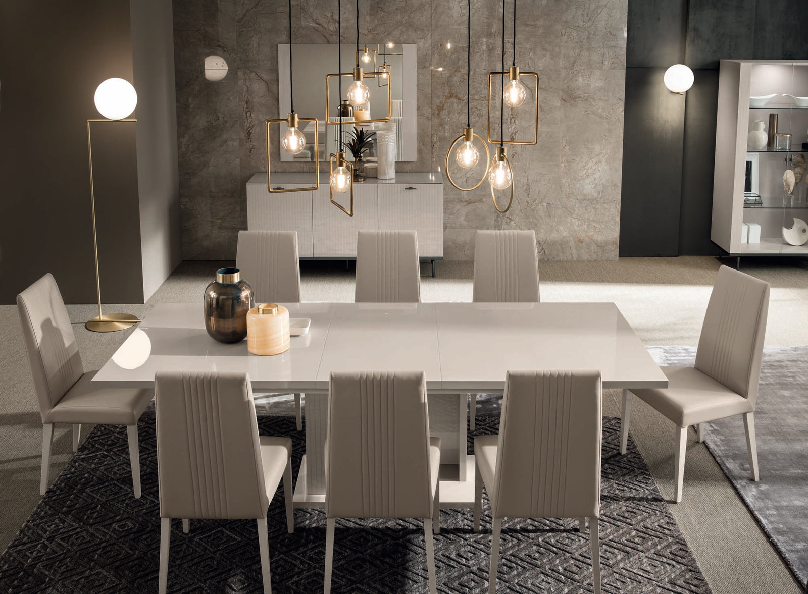 Aversa Dining Table - Dining Table 210 x 100 cm Tables Sterling Home 2