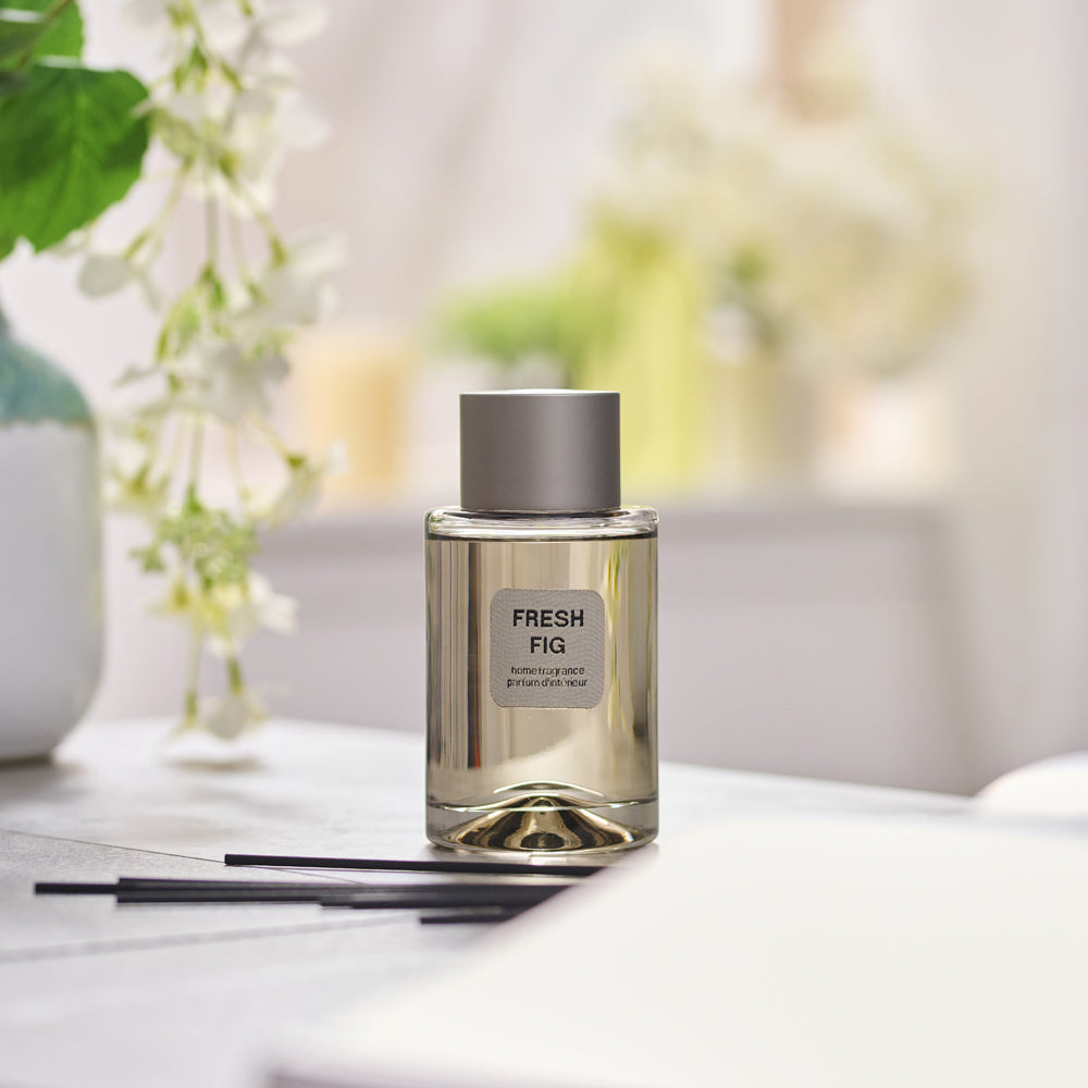 Fresh Fig Reed Diffuser - DISC Home Fragrance Reed Diffuser 220mL Fresh Fig Grey Accessories Sterling Home 1