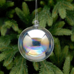 Small Iridescent Glass Bauble - L Iridescent Bauble 8CM Accessories Sterling Home 1