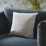 Bingham Velvet Cream Square Cushion - Bingham Velvet Dots Sq Cushion Ice Cream 43Cm Accessories Sterling Home 1