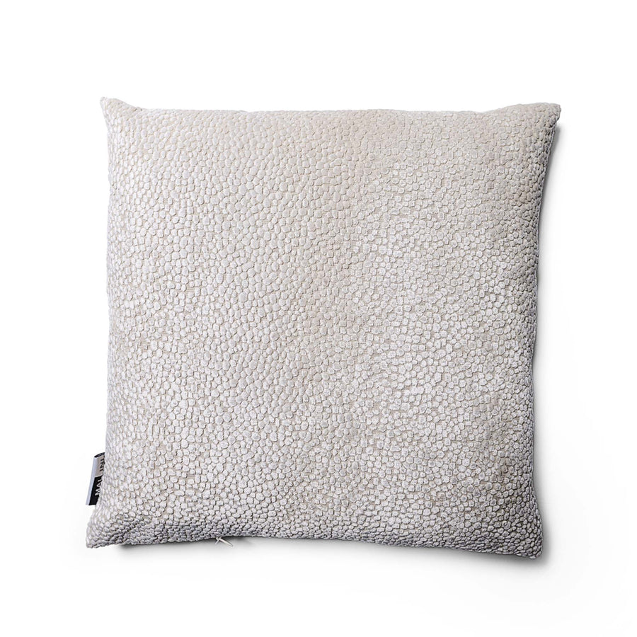 Bingham Velvet Cream Square Cushion - Bingham Velvet Dots Sq Cushion Ice Cream 43Cm Accessories Sterling Home 2