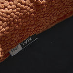 Bingham Velvet Orange Square Cushion - Bingham Velvet Sq Cushion 43CM Orange Accessories Sterling Home 3