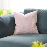 Bingham Velvet Pink Square Cushion - Bingham Putty Dots Sq Cushion Pink 43CM Accessories Sterling Home 1