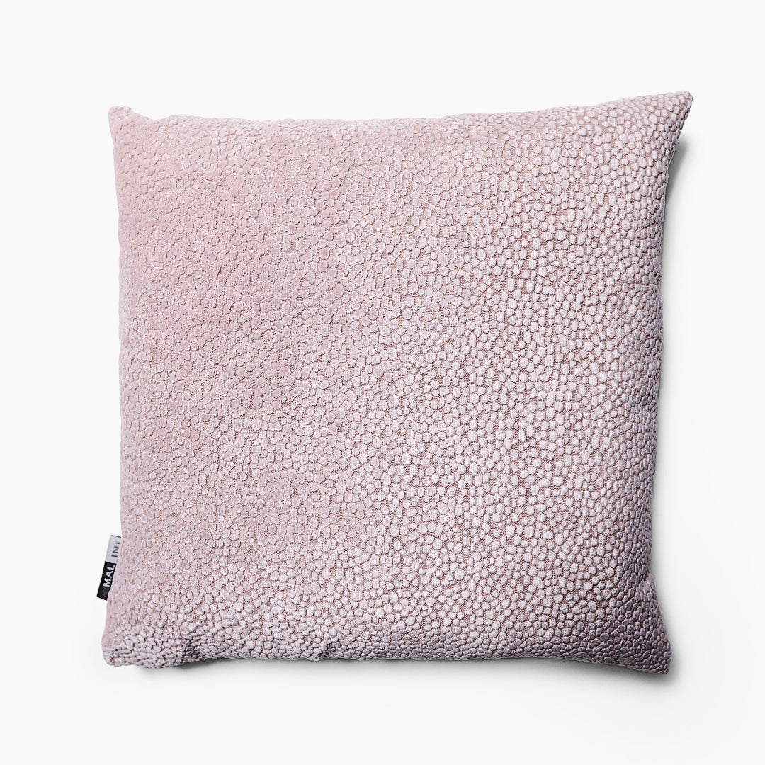 Bingham Velvet Pink Square Cushion - Bingham Putty Dots Sq Cushion Pink 43CM Accessories Sterling Home 2