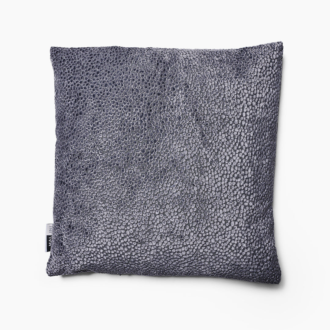 Bingham Velvet Silver Square Cushion - Bingham Velvet Sq Cushion Silver 43CM Accessories Sterling Home 2