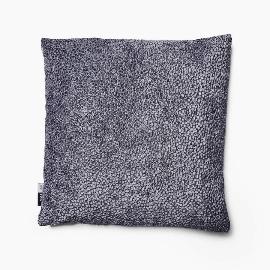 Bingham Velvet Silver Square Cushion - Bingham Velvet Sq Cushion Silver 43CM Accessories Sterling Home 2