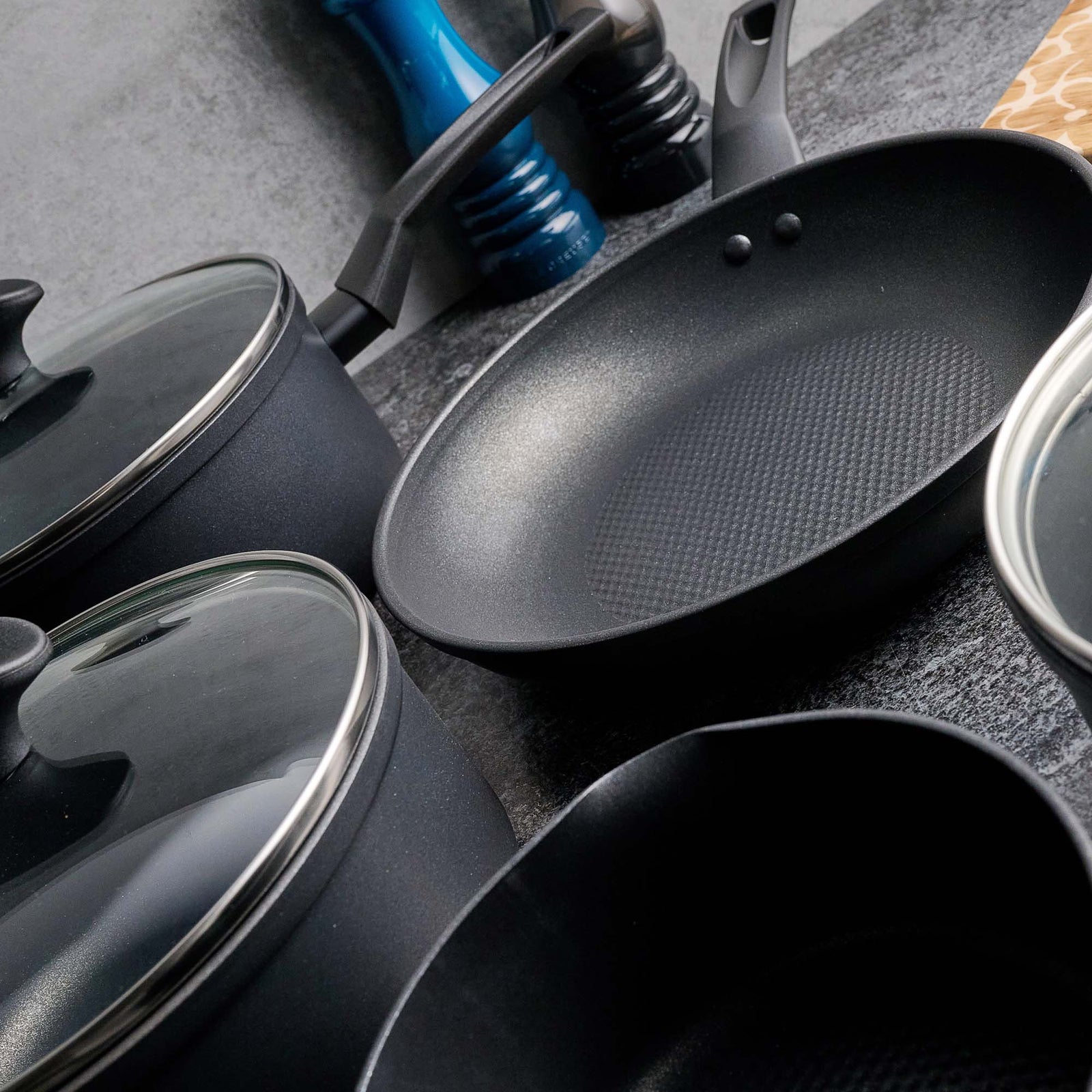 Prestige x9 Tougher Non Stick 5 Piece Pot Set - Prestige x 9 Tougher Potset S/5 Accessories Sterling Home 3