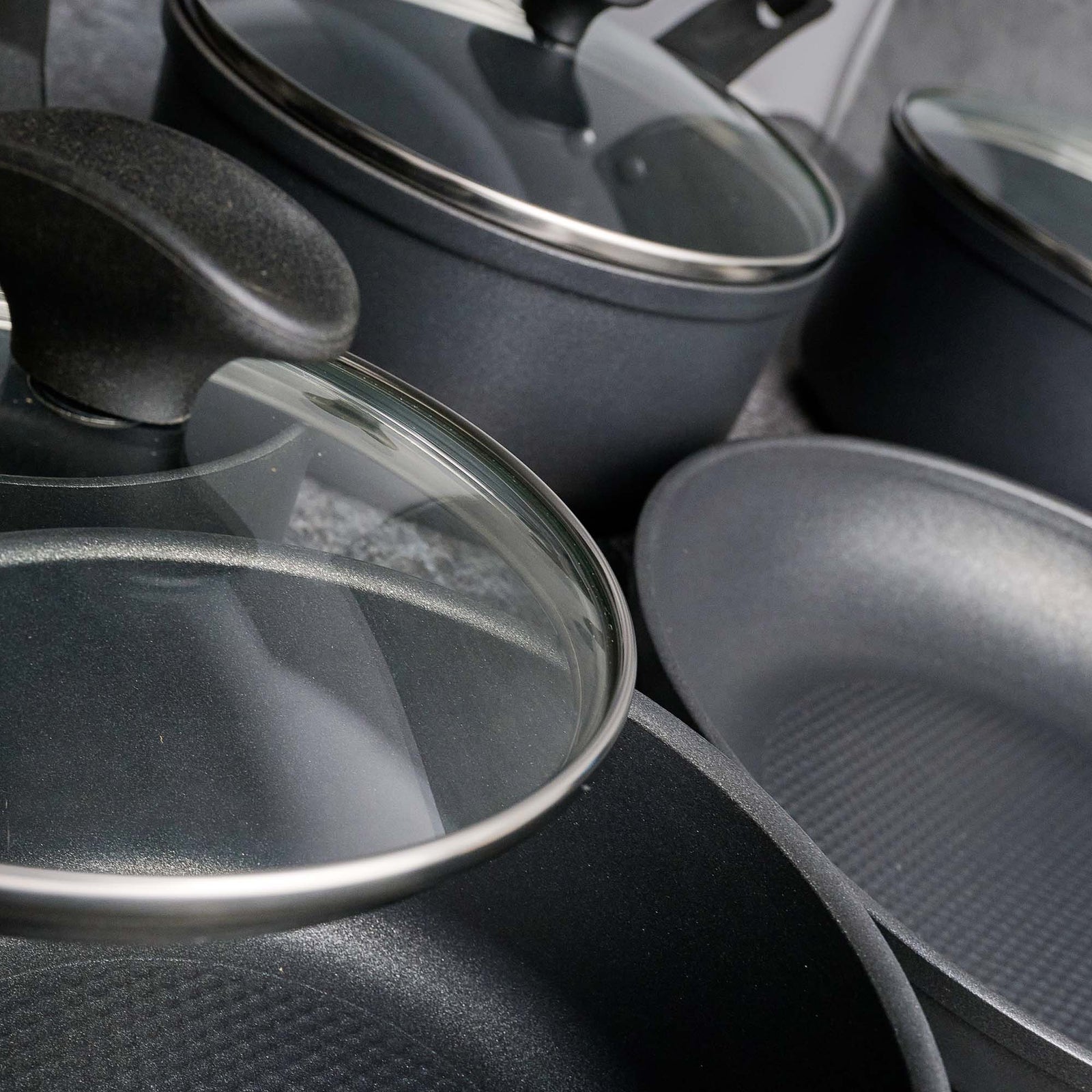 Prestige x9 Tougher Non Stick 5 Piece Pot Set - Prestige x 9 Tougher Potset S/5 Accessories Sterling Home 4