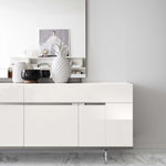 Imperia Large Sideboard - Large Buffet White High Gloss Storage Sterling Home 5