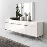 Imperia Mirror - Mirror for Buffet / Dresser White High Gloss Accessories Sterling Home 2
