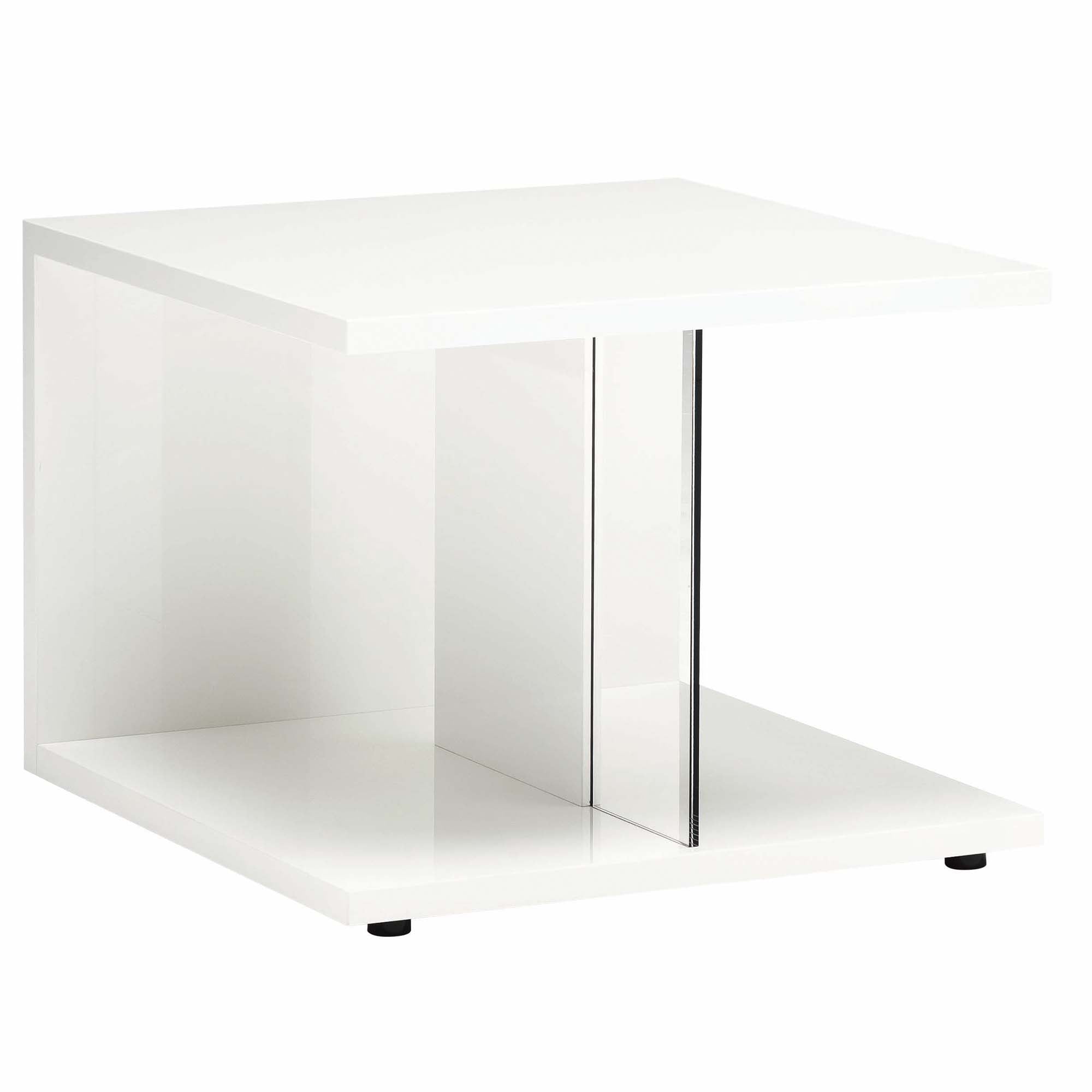 Imperia Round Coffee Table - Occasional Table 70 x 70 cm White High Gloss Tables Sterling Home 1