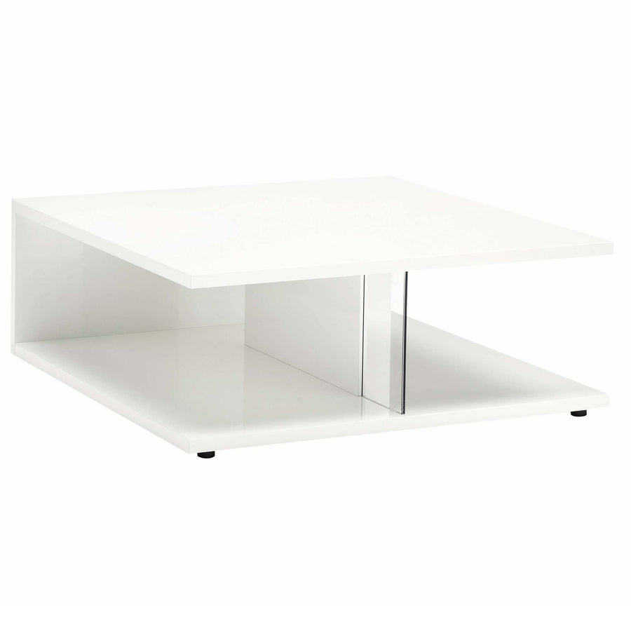 Imperia Round Coffee Table - Occasional Table 106 x 106 cm White High Gloss Tables Sterling Home 1