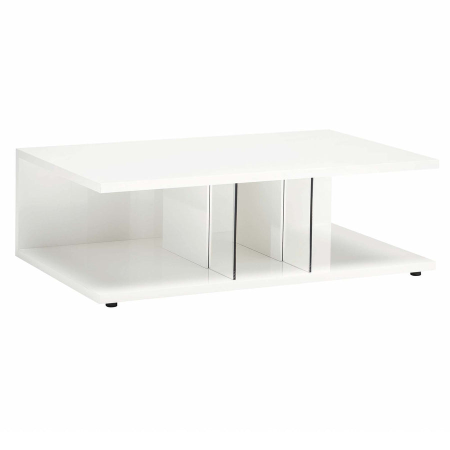 Imperia Coffee Table - Occasional Table 126 x 76 cm White High Gloss Tables Sterling Home 1