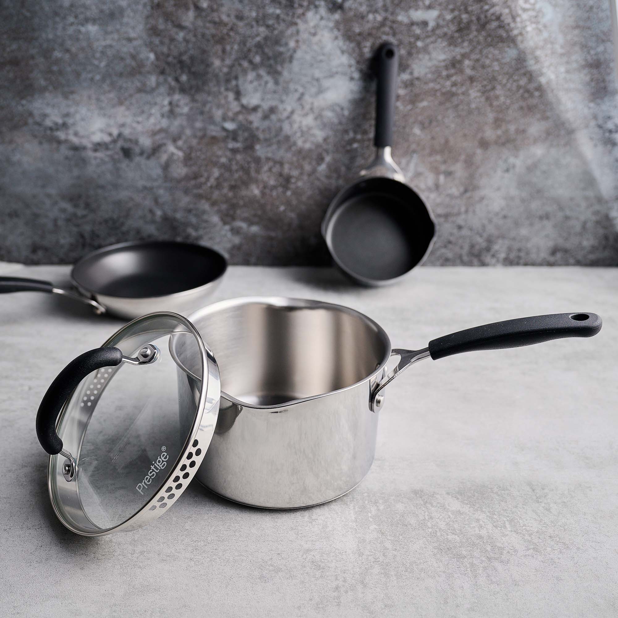 Prestige Made to Last Medium Saucepan - Prestige Made to Last Saucepan 18CM /1.9L Accessories Sterling Home 1