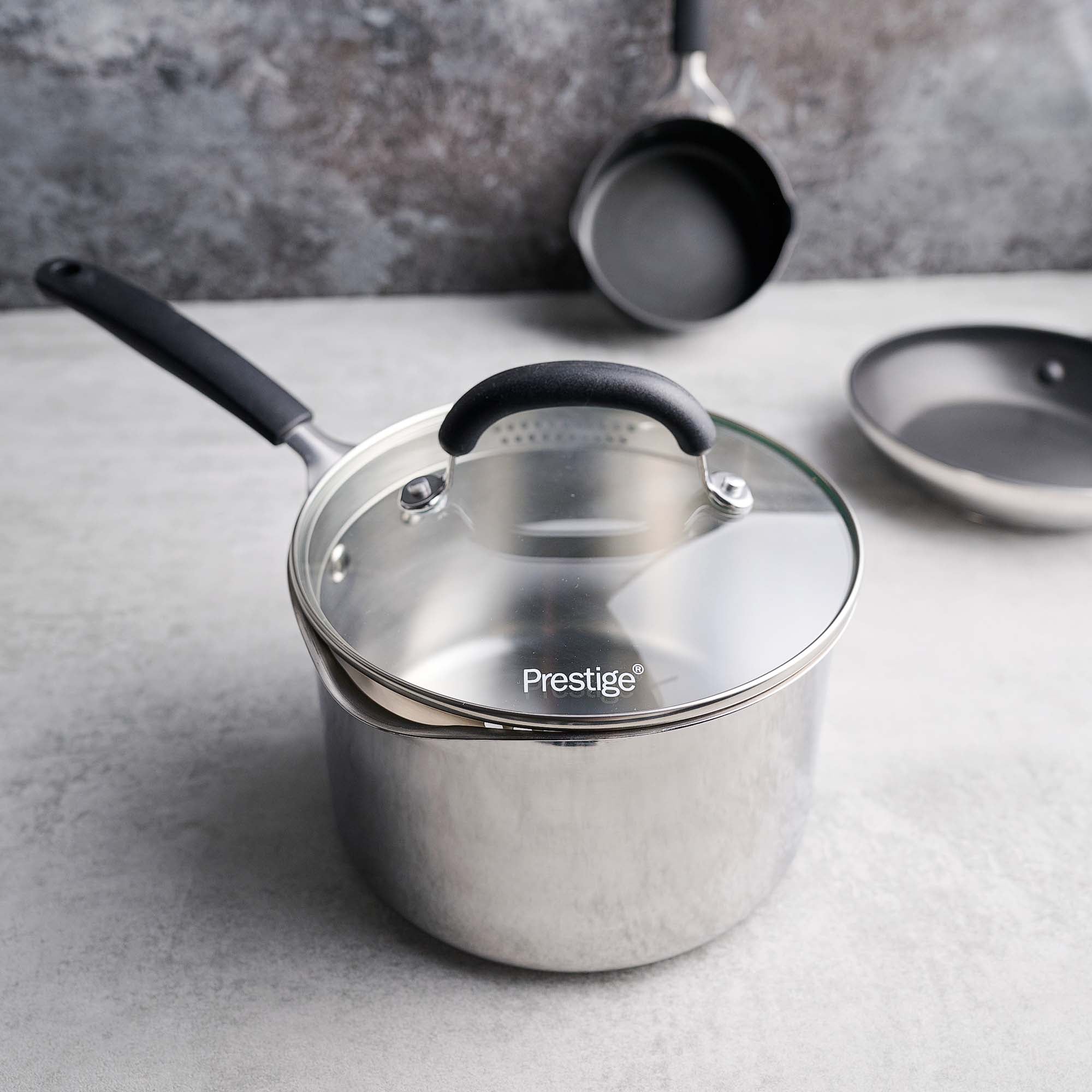 Prestige Made to Last Large Saucepan - Prestige Made to Last Saucepan 20CM /2.8L Accessories Sterling Home 1