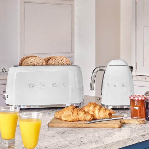 Smeg White 2 Slice Toaster - Smeg 2 Slice Toaster White Accessories Sterling Home 1