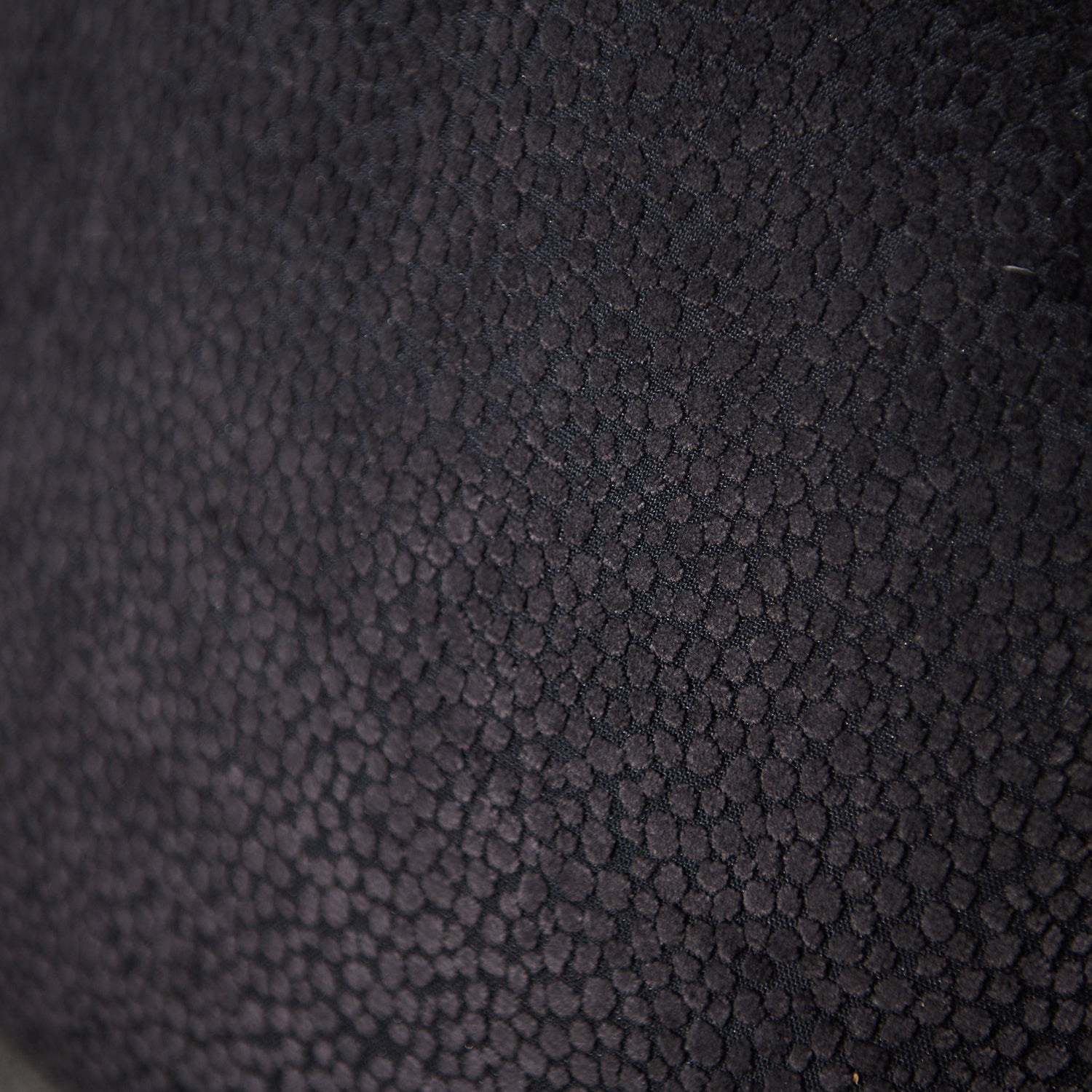 Bingham Velvet Black Square Cushion - Cut Velvet Bingham Dots Cushion 43X43 Black Accessories Sterling Home 3