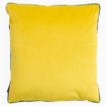 Meridian Velvet Green And Blue Square Cushion - DISC Meridian SQ Cushion Cylon & Teal Poly Filled Accessories Sterling Home 2