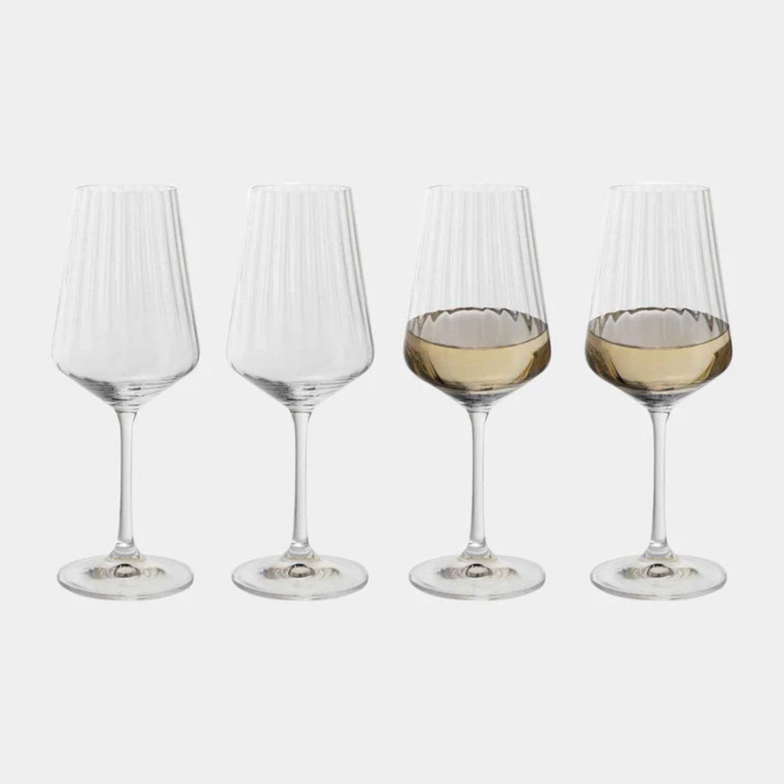 DISC Cheers! Optic White Wine Glass 4Pk Sterling Home 3
