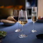 DISC Cheers! Optic White Wine Glass 4Pk Sterling Home 2