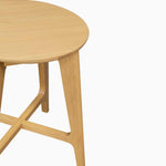 Carrington Round Side Table - Round Lamp Table Oak Tables Sterling Home 3