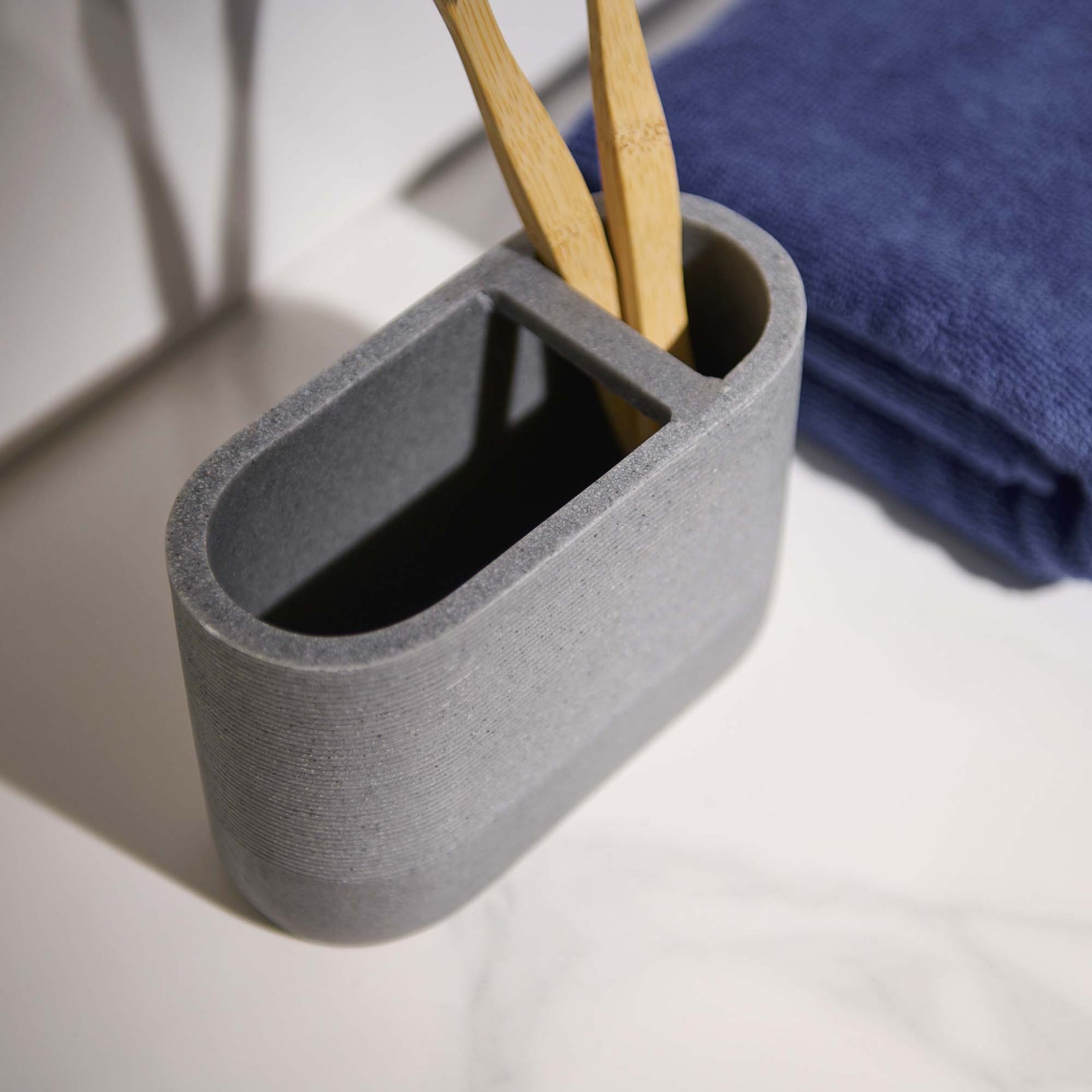 Amara Dual Toothbrush Holder - Amara Dual Toothbrush Holder Accessories Sterling Home 4
