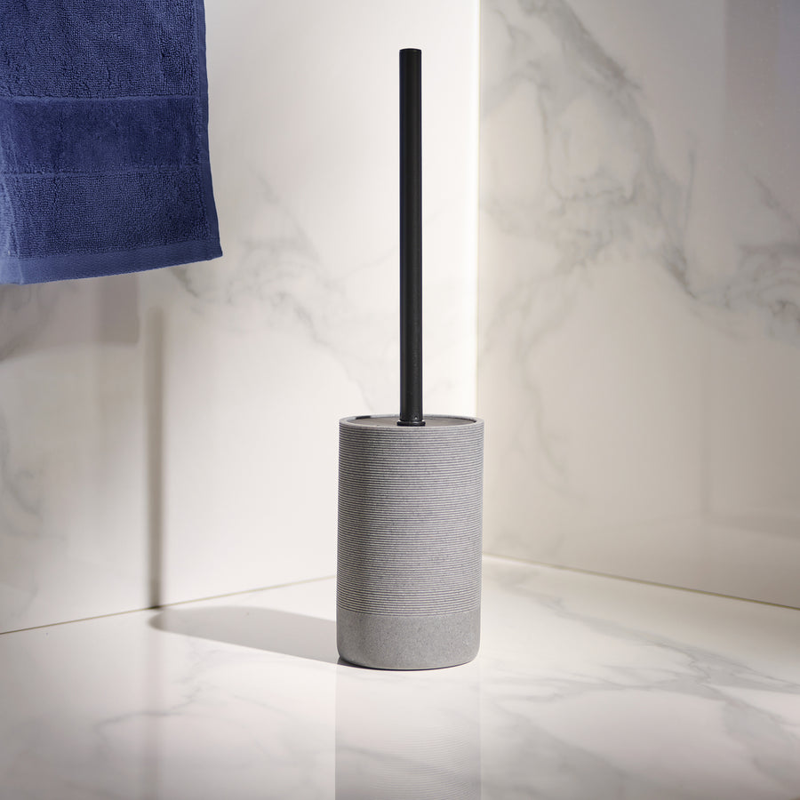 Amara Toliet Brush With Holder - Amara Toilet Brush & Holder Accessories Sterling Home 1