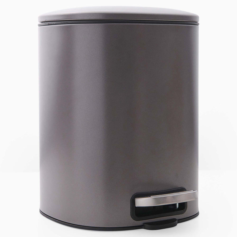 Santorini Platinium Pedal Bin - Santorini 5L Pedal Bin Platinum Accessories Sterling Home 2