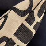 Abstract Chains Black Square Cushion - Abstract Chains Jacquard Cushion Black 40 X 60 Accessories Sterling Home 3