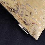 Flock Foil Gold Square Cushion - Flock Foil Velvet Cushion 45 X 45 Gold Accessories Sterling Home 4