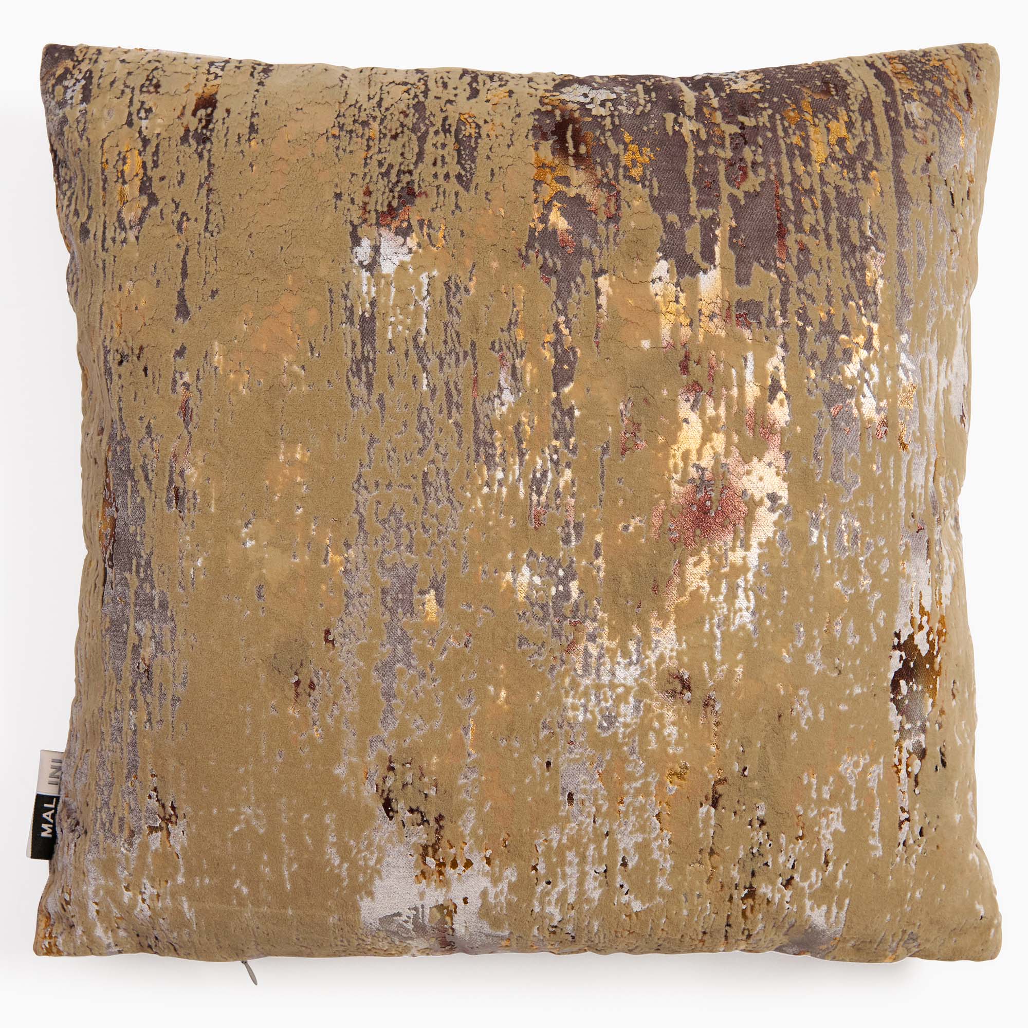 Flock Foil Silver Square Cushion - Flock Foil Velvet Cushion 45 X 45 Silver Accessories Sterling Home 2