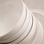 Denby White Set Of 12 Dinnerware Set - Cotton White Tableware Set of 12 Accessories Sterling Home 3