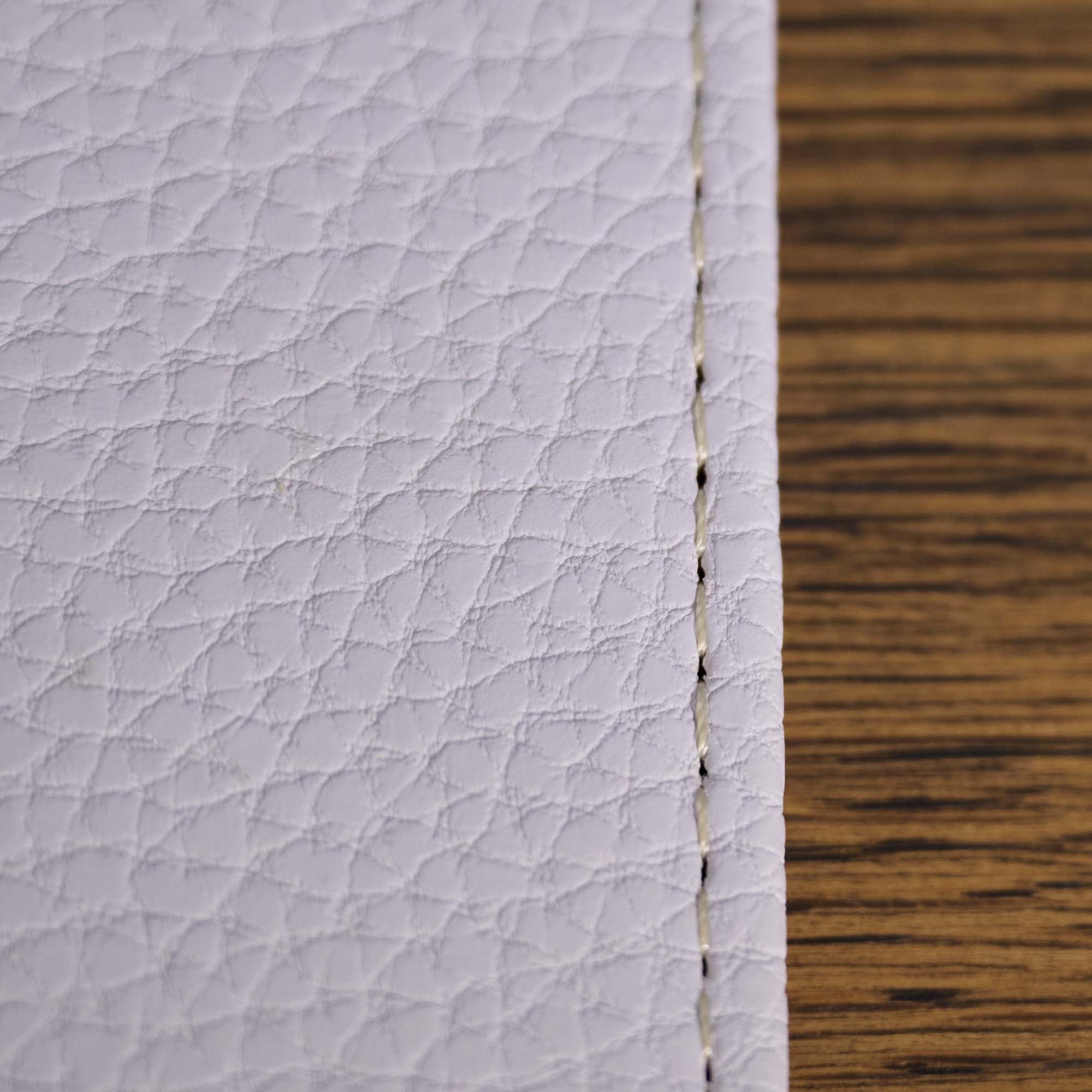 Denby Grey Faux Leather Set of 4 Coasters - DISC Natural Faux Leather Coaster Set of 4 Accessories Sterling Home 3