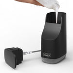 Joseph Joseph Bathroom Black Soap Pump - Slim Compact Soap Pump Matt Black Accessories Sterling Home 3